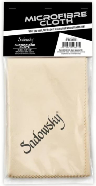 RockCare Microfiber Cloth, Sadowsky Logo Imprint